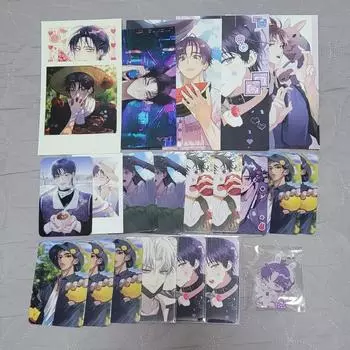 Demok-duk Kim Rae-bin Birthday Party Lucky Draw Polaroid Keyring Photo Card Postcard