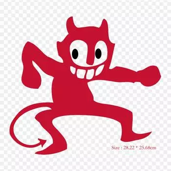 Demon Clip Art Devil Demon с термопереносной печатью, виниловые нашивки, наклейки для одежды, аппликации «сделай сам», моющиеся нашивки