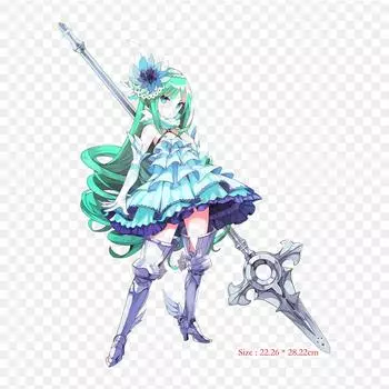 Demon Gaze II Утюг на теплопередаче Печать Виниловые патчи Наклейка для одежды Аппликации своими руками Моющиеся нашивки