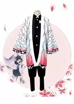 Демон Кимэцу но Яиба с париком Танджиро Камадо Незуко Камадо Зеницу Агацума Ёсию Томиока Синобу Кочо Униформа убийцы демонов Косплей Костюм