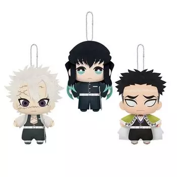 Demon Kimetsu no Tomonui Pillar Appearance Edition Kasumi Wind Rock Pillar All 3 Types Set Slayer Baiba Pillar, Pillar,