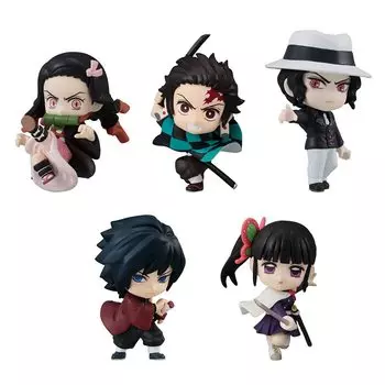 Demon Kimetsu no Yaiba ADVERGE MOTION 3 набора Конфеты 5 кусочков жевательной резинки Kimetsu no Slayer: (1 кусок) игрушки, (Убийца демонов: Яиба)