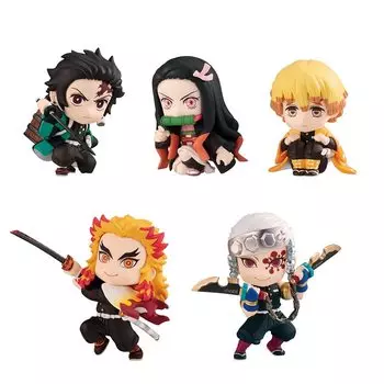 Demon Kimetsu no Yaiba ADVERGE MOTION 4 Candy Gum Kimetsu no Slayer (10 кусочков) Игрушка/Жевание (Убийца демонов Яиба)