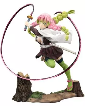 Demon Kimetsu no Yaiba ARTFX J Mitsuri Kanroji в масштабе ПВХ, окрашенная готовая фигурка Slayer 1/8