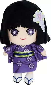 Demon Kimetsu no Yaiba Chibi Плюшевая игрушка с черными волосами 2636 Slayer