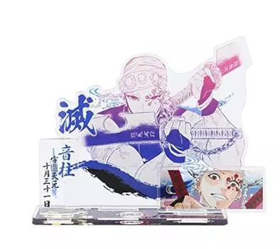 Demon Kimetsu no Yaiba Famous Scene Diorama Figure Uzu Tengen 2021 Birthday Jump Shop Limited Acrylic Stand Acster Acrylic Figure Original Goods Uzu белый