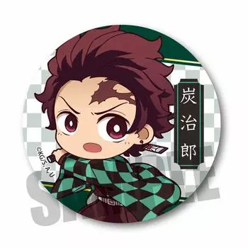 Demon Kimetsu no Yaiba Kamado Tanjiro Tekutoko Can Badge 4th edition Slayer (Battle)