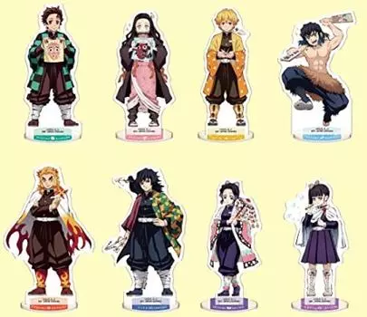 Demon Kimetsu no Yaiba Namco Limited Акриловая пластина с подставкой Sannoshou Gyokuten Slayer ver. (Иносукэ Цукихира)