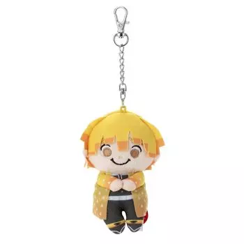 Demon Kimetsu no Yaiba Plush Keychain Zenitsu Agatsuma Height 10cm Slayer: Chokkori-san Approx.