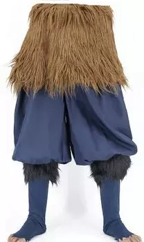 Demon Kimetsu no Yaiba Style Hashibira Inosuke Косплей Костюм Брюки Cos Party [RinMart] Slayer (Тип А, М)