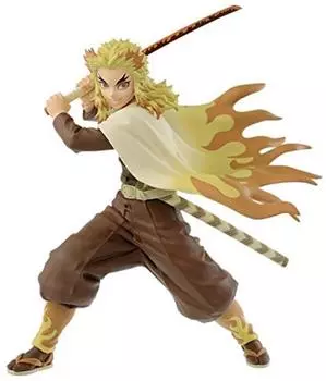 Demon Kimetsu no Yaiba VIBRATION STARS Rengoku Anjuro Фигура Сепия Цвет Ver Banpresto Slayer коричневый