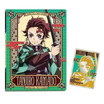 Demon Kimetsu no Yaiba Wafer Card Limited Card File Tanjiro Kamado 1 специальная карта класса люкс включена Slayer (32 кармана) вер.