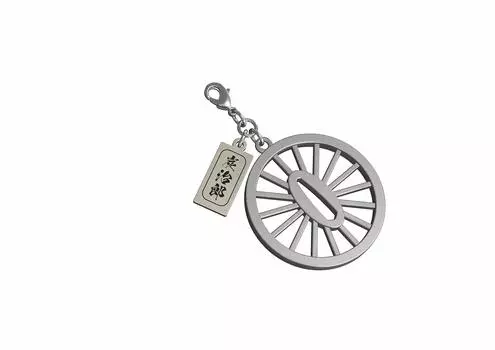 Demon Slayer anime version Tsuba charm collection BOX product 1BOX7 pieces, 7 types in total