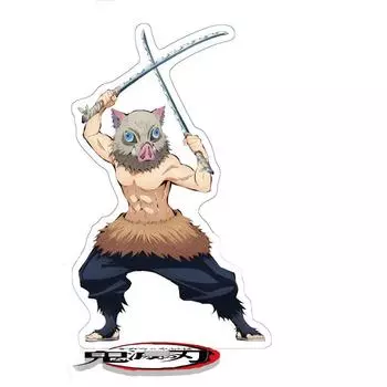 Demon Slayer Hashibira Inosuke 16см акриловая подставка для фигурки