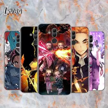 Demon Slayer Kimetsu no Yaiba For Huawei Mate 40 30 20 20X 10 RS P Smart 2021 2020 Z S Pro Plus Lite 2019 Phone Case Shell P Smart 2018