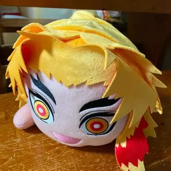 Demon Slayer Mega Jumbo Lying Down Plush Toy Rengoku Kyojuro