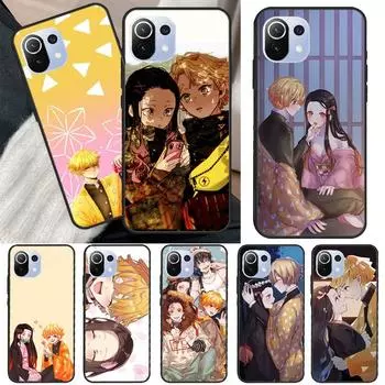 Demon Slayer Nezuko And Zenitsu Back Case For POCO X4 Pro F1 F2 F3 X3 GT M3 M4 X3 Pro Cover For Xiaomi 11T 12 Pro 11 Lite POCO X4 Pro 5G
