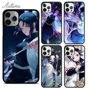 Чехол для телефона Demon Slayer Shinobu Koch для iPhone 11 12 13 14 Pro Max mini XR XS SE 2020 6S 7 8 Plus Samsung Galaxy S21 S22 iPhone 6plus