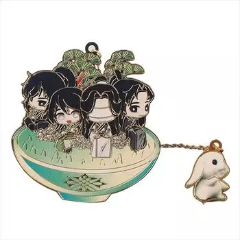 Demonic Cultivation Students Wei Wuxian Hollowing Bookmark Paper Cilp Bookmark Metal Bookmark 5