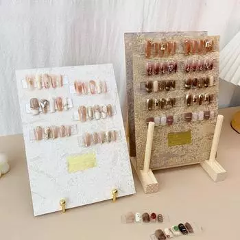 Демонстрационная доска для дизайна ногтей, накладные ногти, доска для отработки навыков, стенды для демонстрации маникюрного инструмента