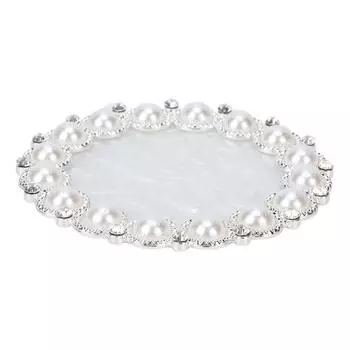 Демонстрационная доска для нейл-арта, косметическая палитра для смешивания цветов, демонстрационная пластина для нейл-арта, серебро