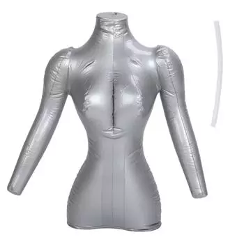 Демонстрационная модель одежды из ПВХ-материала, женское пальто, верхняя часть тела, надувной манекен-стойка