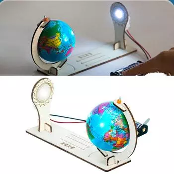 Демонстрационная модель смены дня и ночи Наборы для научных экспериментов Учебные пособия по физике Игрушки STEM Наборы для экспериментов