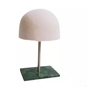 Демонстрационная шляпа Манекен-голова Практичный домашний салон для начинающих стилистов Реквизит Подставка для париков Хранение шапок белый