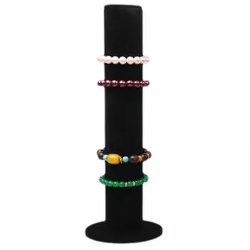 Демонстрационная стойка для хранения аксессуаров для волос, органайзер для галстуков, подставка для ювелирных изделий из повязки на голову, подставка для часов чёрный