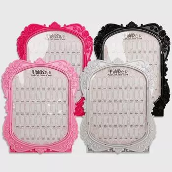 Демонстрационные инструменты для маникюрного салона Цветовая карта гелевого лака для ногтей Демонстрационная полка для дизайна ногтей Доска для демонстрации типсов для ногтей белый