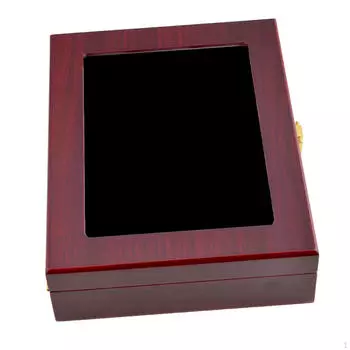 Демонстрационный ящик для мячей для гольфа, деревянный ящик для хранения, вмещает 12 штук с застежкой 220x170x65mm