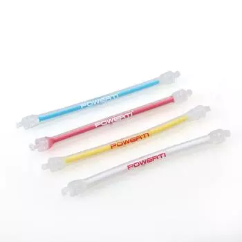 Демпфер теннисной ракетки, силиконовая теннисная бита, поглощающая вибрацию, уменьшающая удары, противоскользящие полоски 4pcs красный/синий