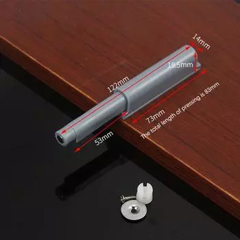 Демпферные буферы, защелки для кухонного шкафа, дверной упор, ящик, мягкое, бесшумное закрытие с винтами, невидимая ручка, фурнитура для домашней мебели