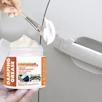 Демпфирующая смазка Универсальная смазка 3,53 унции Водостойкая высокотемпературная смазка Смазка для подшипников ступицы колеса Для полуприцепов Аксессуары