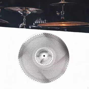 Демпфирующая тарелка, устойчивая, легкая, аксессуары для барабанщиков, тарелки с низкой громкостью 14inch