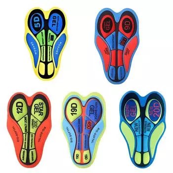 Демпфирующие накладки на седло для езды на велосипеде, 3D быстросохнущие силиконовые гелевые губки, подушечки для велосипедных сидений для шоссейных велосипедов Mtb