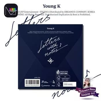 ДЕНЬ6 Ён Кей : 1-й полный альбом Письма с примечаниями (Digipack Ver.)