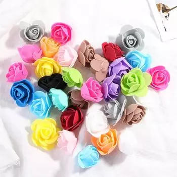 День Цветочная Голова Рождественская Праздничная Атрибутика Свадебные Украшения Искусственные Цветы Пенопластовая Роза Цветок 5