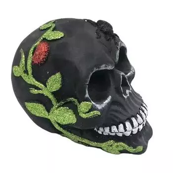 День Мертвых Статуэтка Черепа Настольная Цветочная Статуэтка Черепа