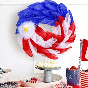 День Независимости Подвесной Украшение для Двери Сада На Открытом Воздухе Флаг Праздничная Вечеринка Настенный Декор One Size