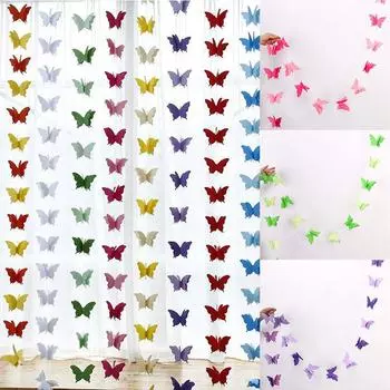 День рождения, свадьба, макет комнаты, дизайн подвески, большой бант, цветок-бабочка, бумажный цветок, красочный 2.8m белый