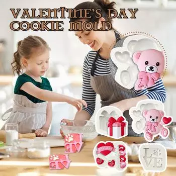 День святого Валентина DIY шоколадный торт инструмент для выпечки силиконовые формы для ароматерапии эпоксидной смолы C