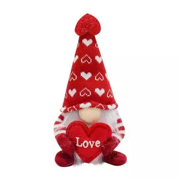День святого Валентина домашний стол Гном орнамент кукла Рудольф свадебное украшение подарок One Size