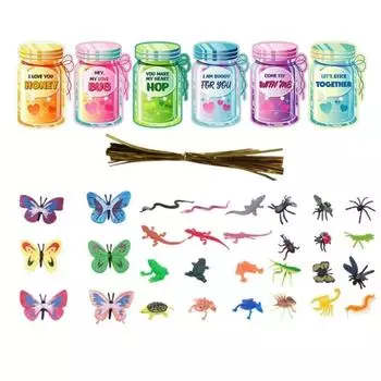 День святого Валентина Дрифт Бутылка Открытка Подарок для класса Подарок на День святого Валентина One Size