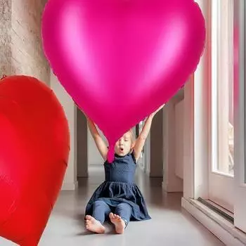 День святого Валентина гигантский очень большой воздушный шар с надписью «Любовь» Предложение Признание Фон Декор Вечеринка на День святого Валентина Свадьба Помолвка Годовщина красный