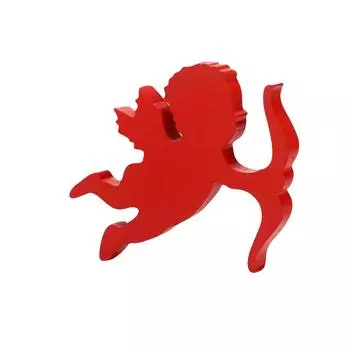 День святого Валентина Купидон Деревянные украшения Креативный орнамент Купидон Гостиная Ресторан Украшение рабочего стола One Size