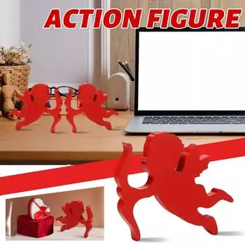 День святого Валентина Купидон Деревянные украшения Креативный орнамент Купидон Гостиная Ресторан Украшение рабочего стола One Size