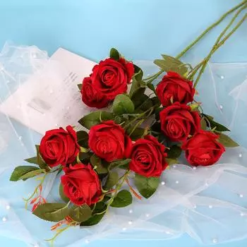 День святого Валентина Подарок на День святого Валентина Подарок Признайтесь в любви розе Искусственная роза Роза Цветок Ремесленная роза 1pcs