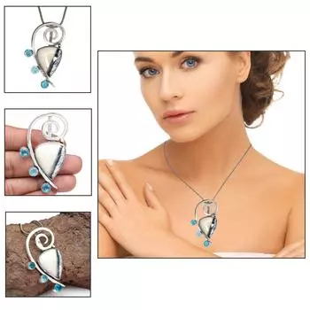 Dendrite Necklace Garnet Gifted Jewelry Opal, 18 Gemstone Opal