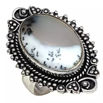 Dendritic Opal Gemstone Handmade Silver Jewelry 9